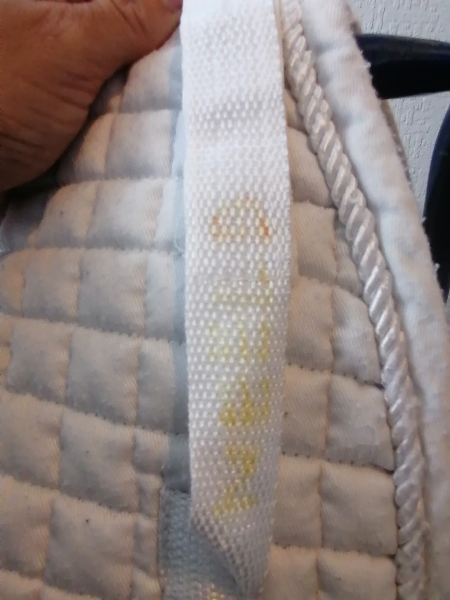 Sport Line White Saddle Pad