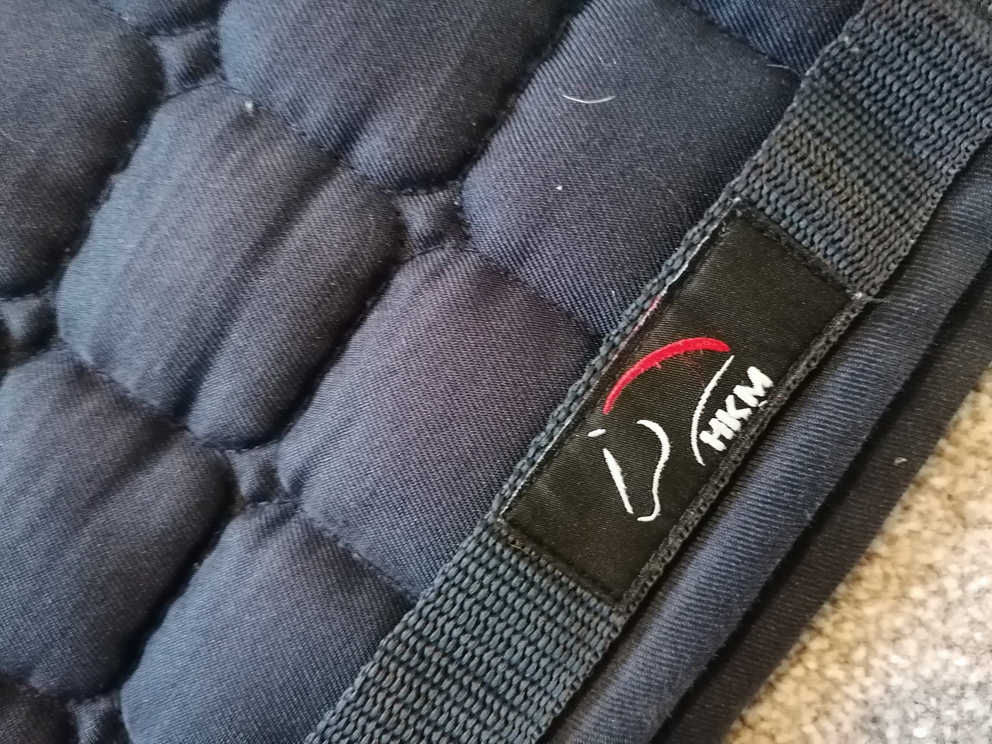 HKM Navy Saddle Pad