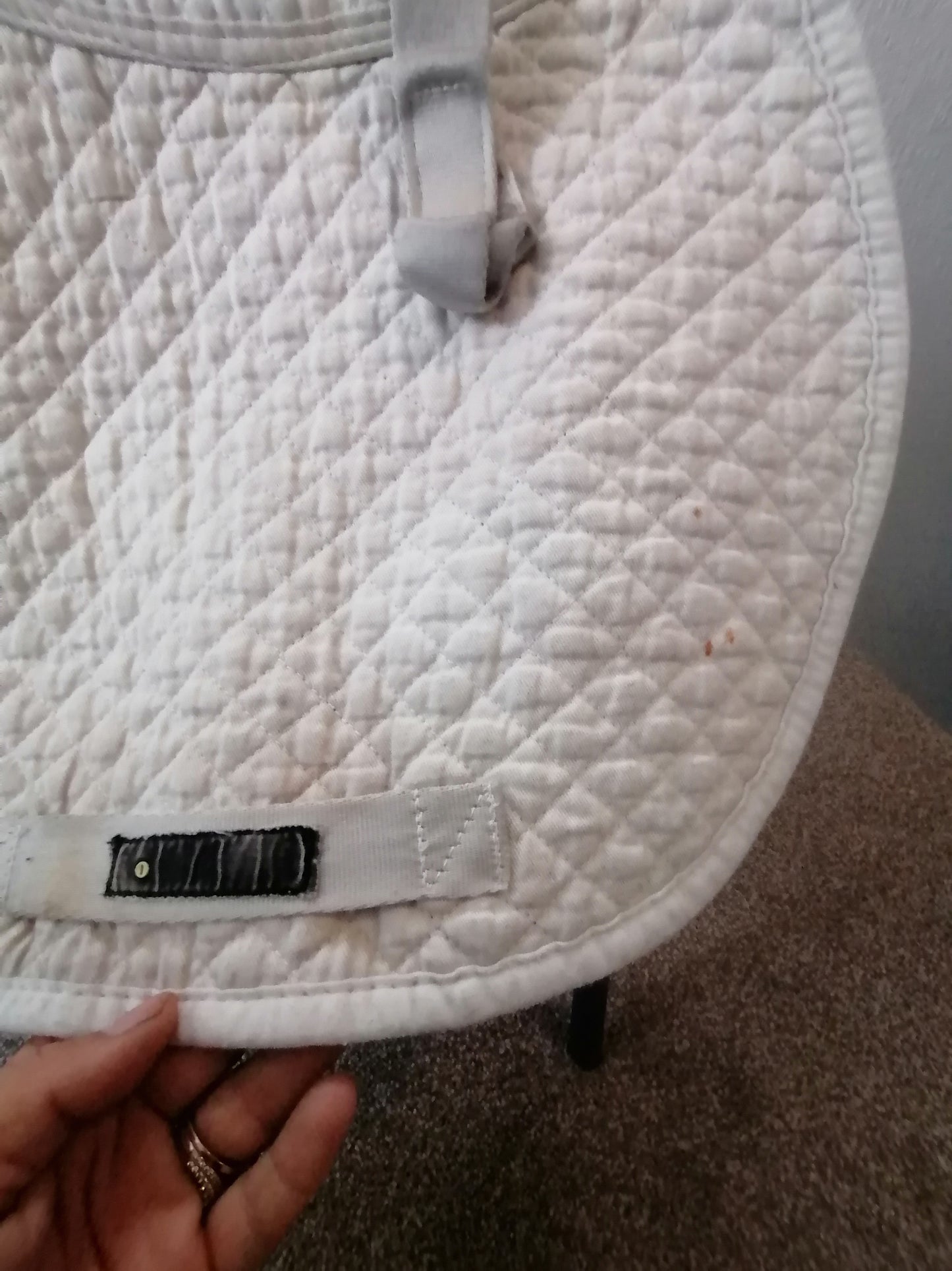 Cottage Craft White GP Saddle Pad