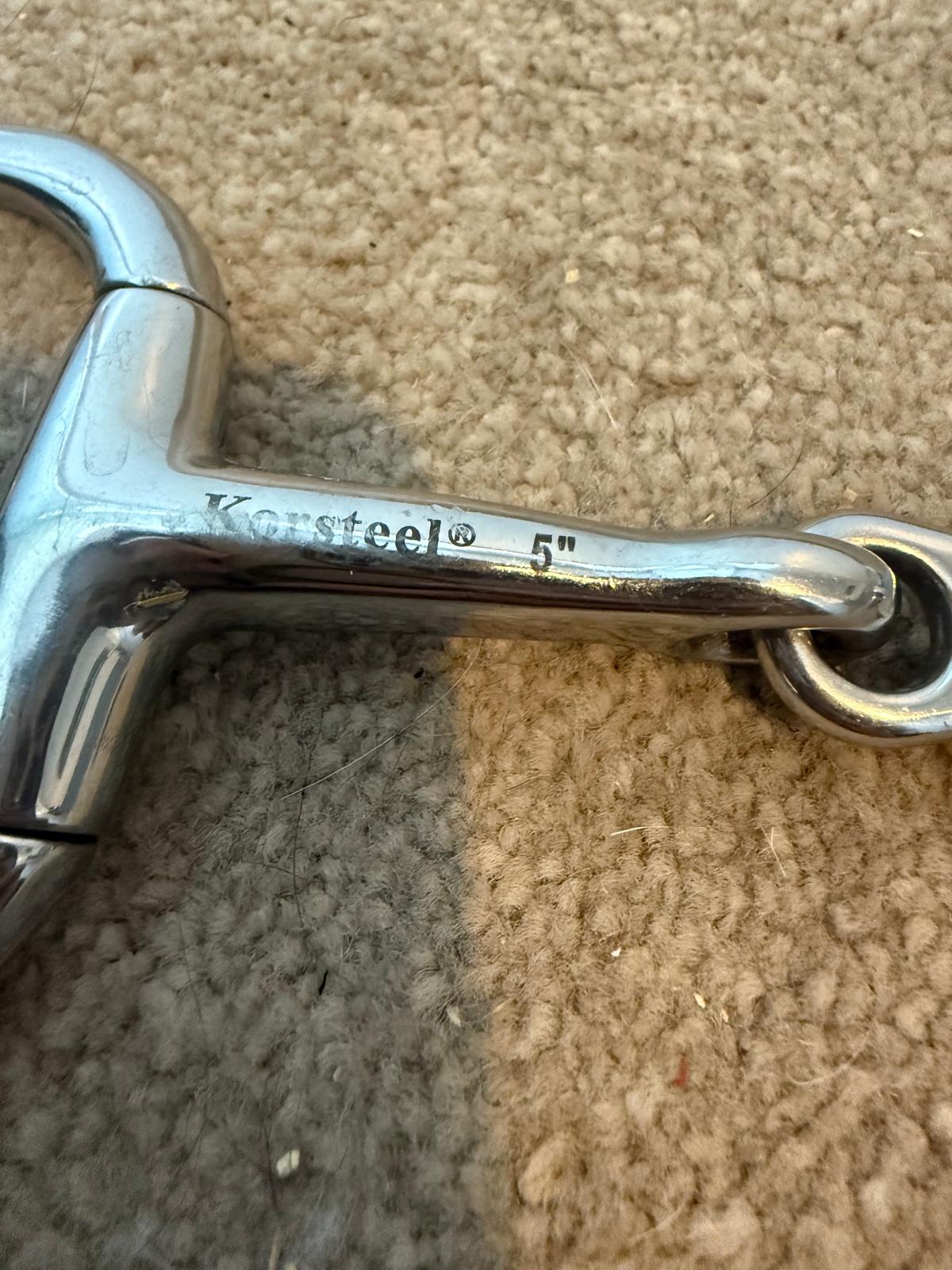 5” Korsteel Eggbutt Snaffle